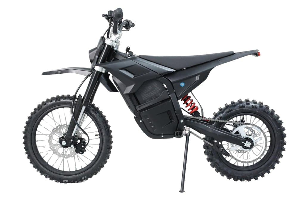 HISPEED Trail R1 — Todoterreno, Moto eléctrica todoterreno 3000W (pico 6000W) con suspensión invertida.