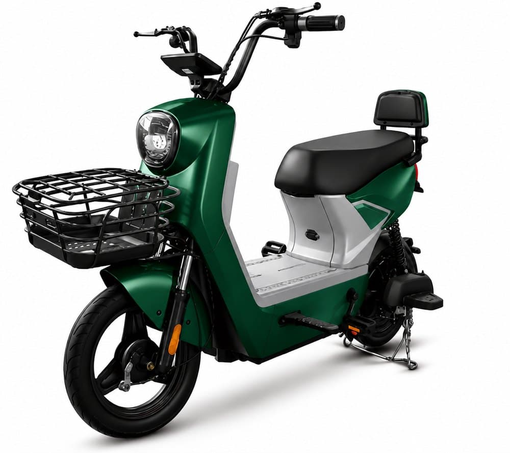 HISPEED Urban C5 — Urbana, Scooter urbana 500W con canasta delantera — ligera y económica para el día a día.